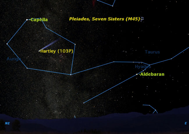 Comet Hartley 2 Ready for Close-up With Earth Wednesday