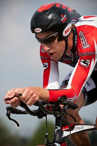 Tom Zirbel (Bissell Pro Cycling) was third quickest over the stage.