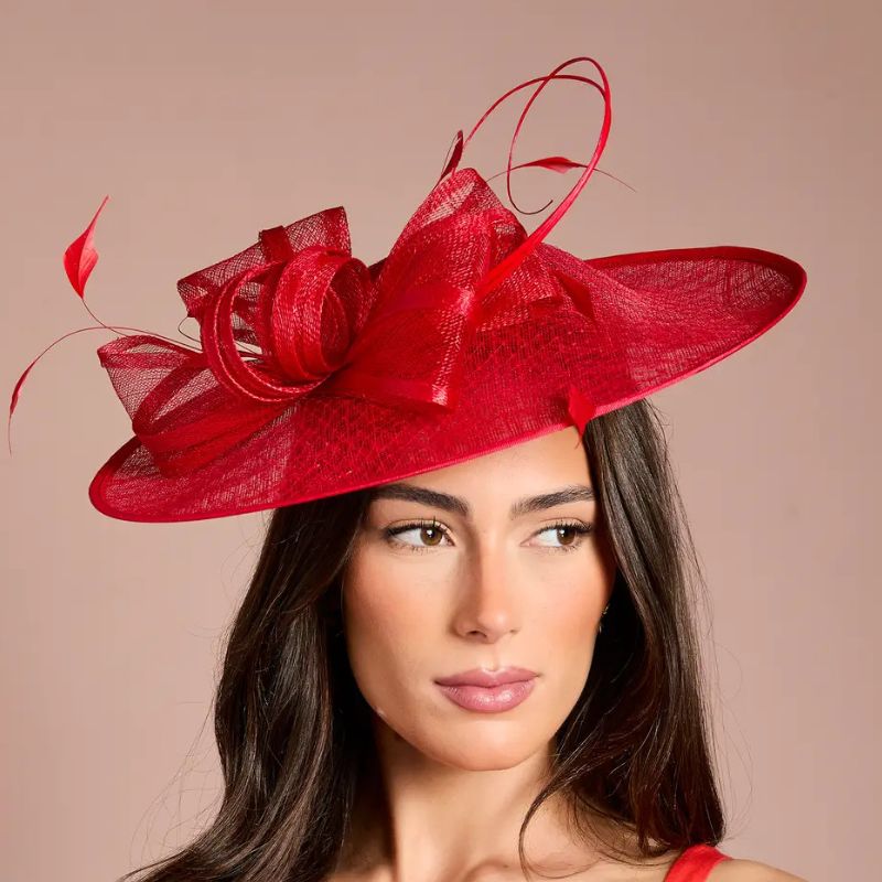 Coast , Loop And Quill Detail Wide Fascinator