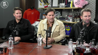 A picture of Nickelback on the KFC Radio podcast