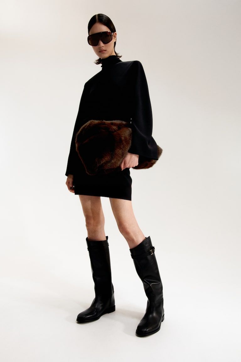 Knee-High Leather Boots