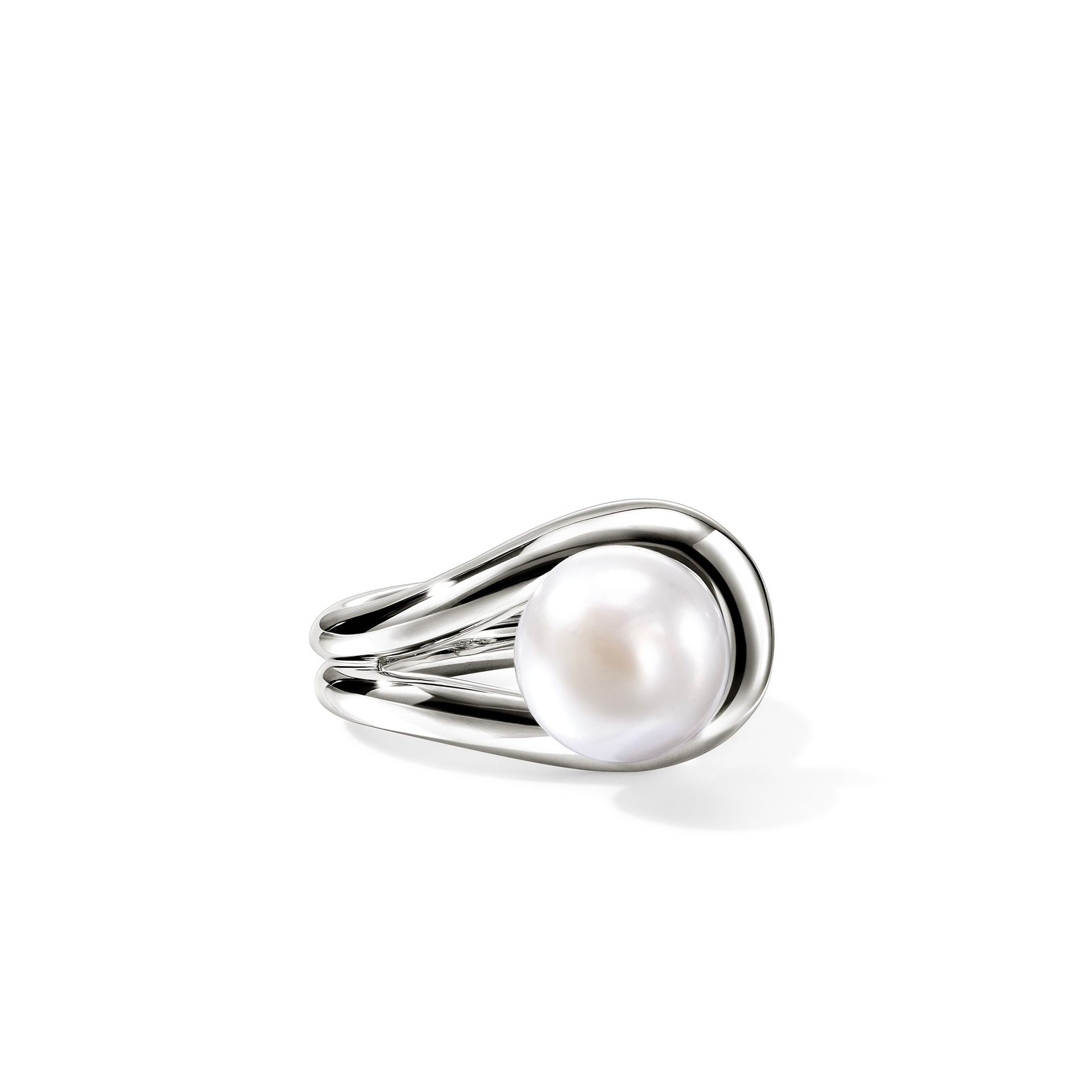 Surf Ring, Sterling Silver, Pearl|rb895081