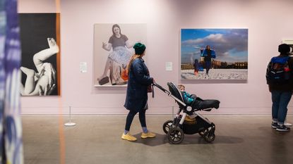Installation view of Acts of Creation: on Art and Motherhood at Arnolfini, Bristol