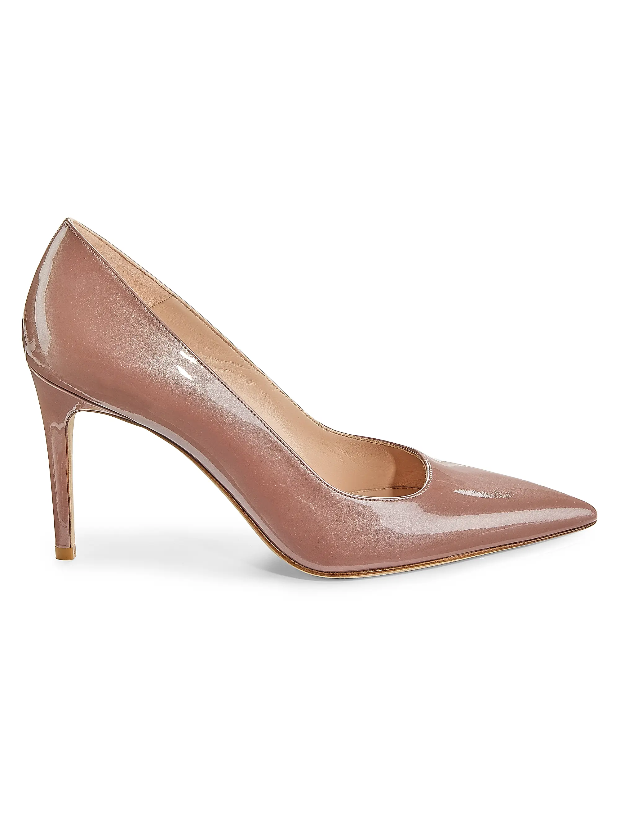 Stuart Power 85mm Patent Leather Pumps