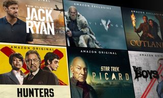 Selection of movies and shows available to watch on Amazon Prime TV
