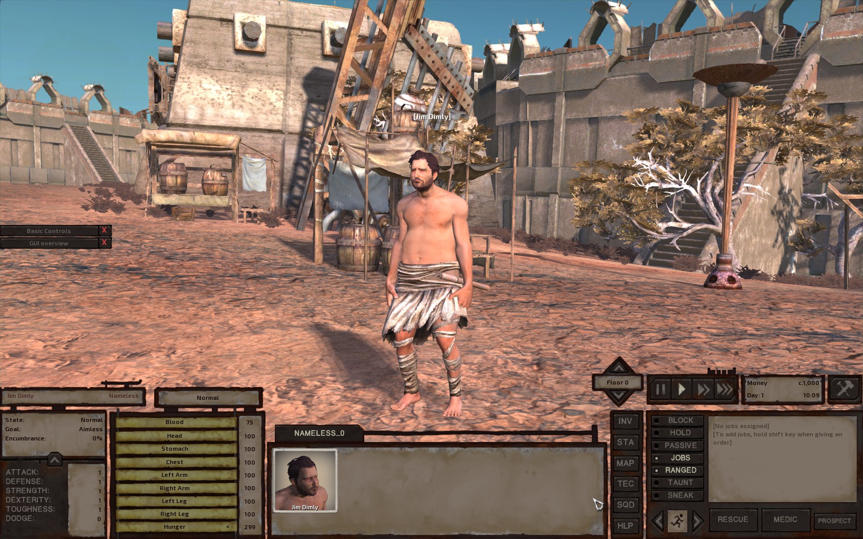 kenshi gameplay settings