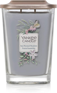 Yankee Candle Square Scented Candle, Wax, Sun warmed Meadows, Large - (was £25.99) £12.49 | Amazon
