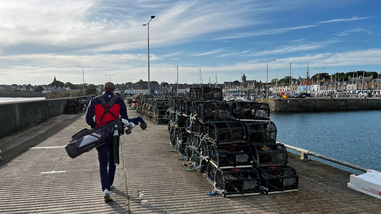 Playing North Berwick by boat