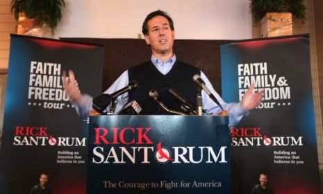 The Des Moines Register&amp;#039;s closely-watched Iowa Poll shows Rick Santorum surging into third place, and hints that his numbers are still on the rise.