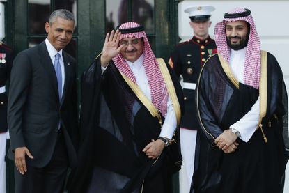 Obama welcomes Saudi Crown Prince Mohammed bin Nayef and Deputy Crown Prince Mohammed bin Salman to the White House