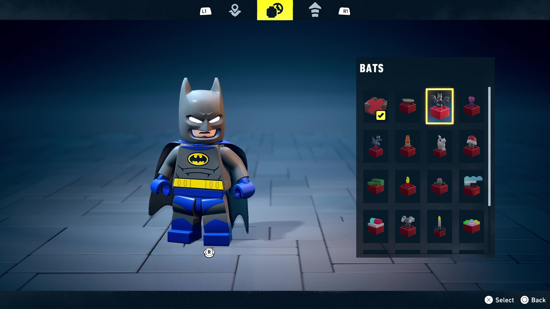 Bats Red Brick modifier in Lego Batman Legacy of the Dark Knight