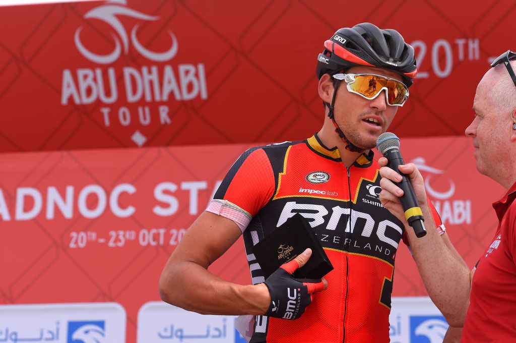Pre-stage interview for Greg Van Avermaet