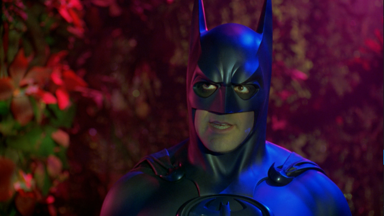 Batman & Robin'de Batman rolünde George Clooney