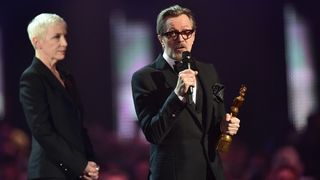 Gary Oldman and Annie Lennox at the Brits