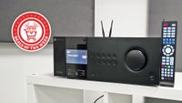 A picture of the JBL Synthesis SDR-38 with the deals of the week logo overlaid