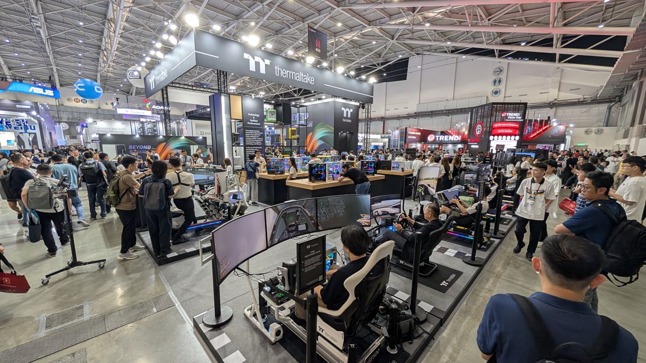 Thermaltake booth at Computex 2025
