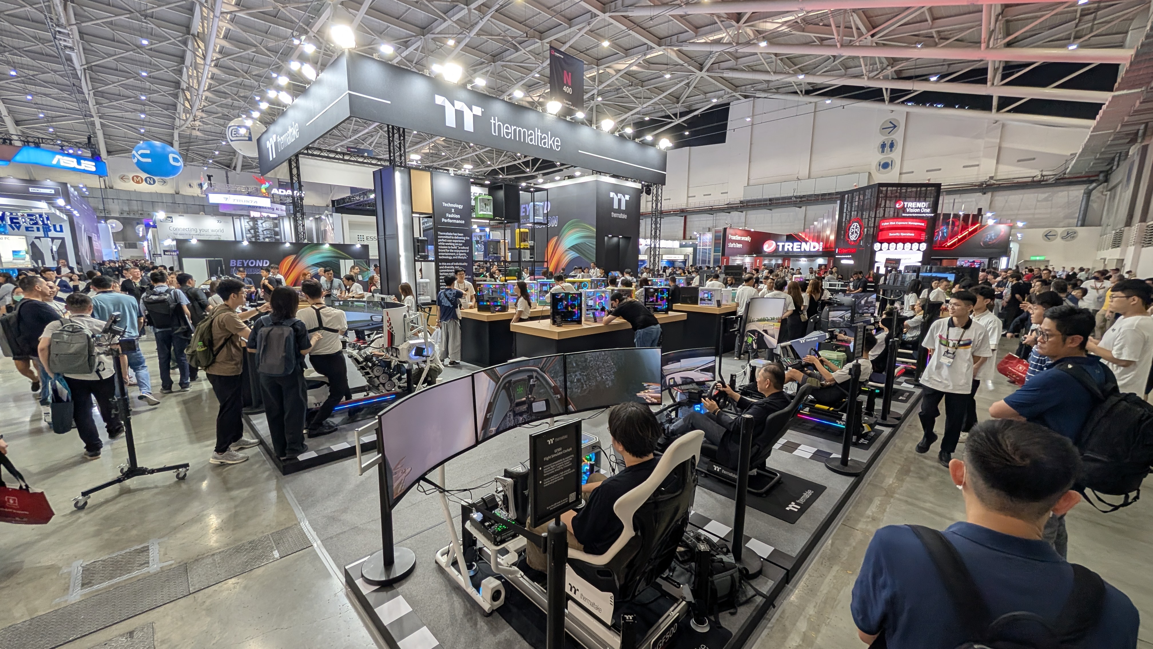 Thermaltake booth at Computex 2025