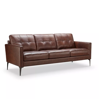 leather 3-seater sofa