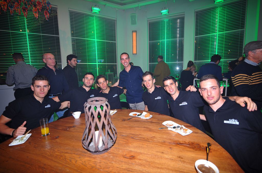 The Cycling Academy riders at the launch