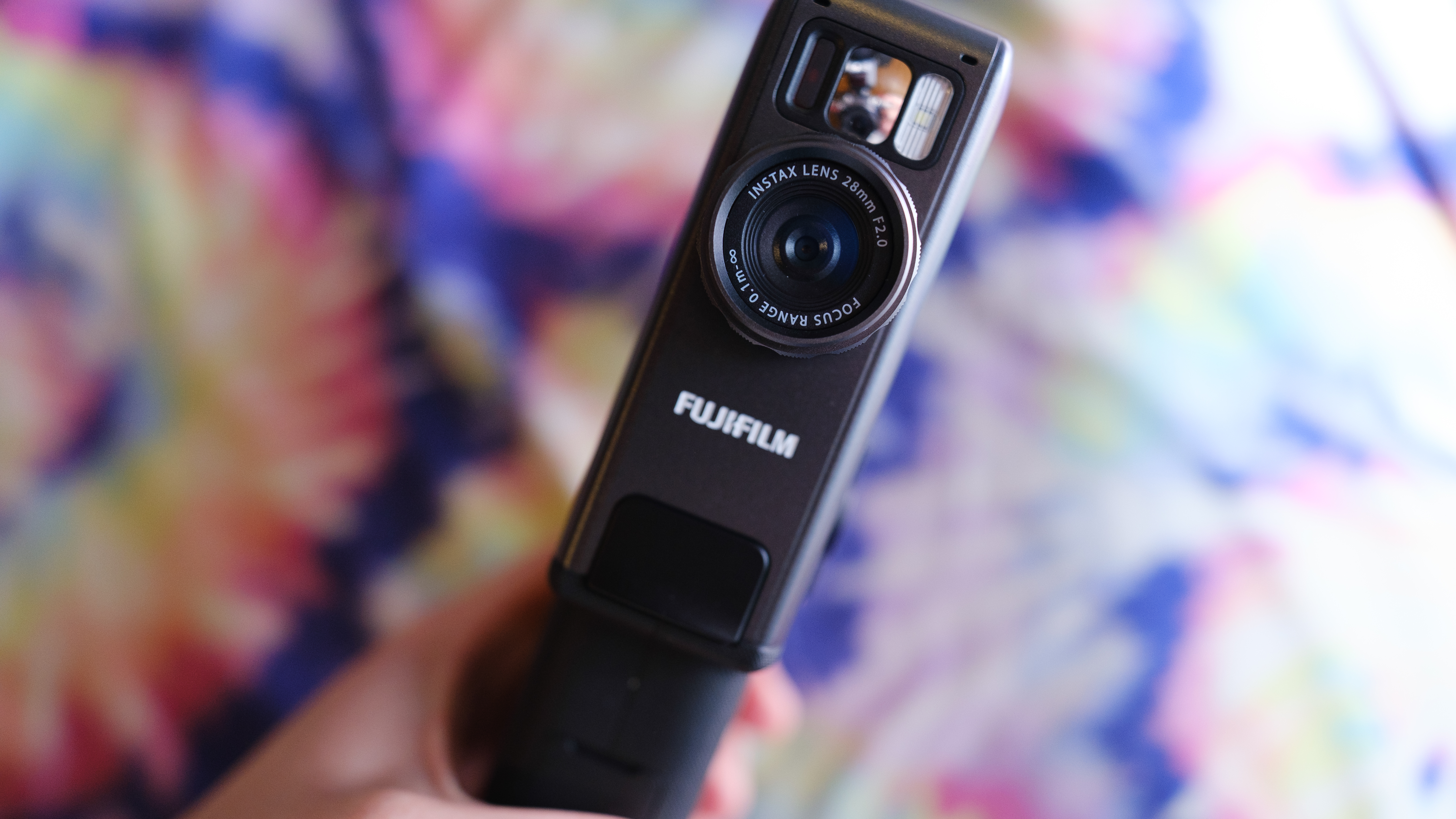 The Fujifilm Instax Mini Evo Cinema decades camera