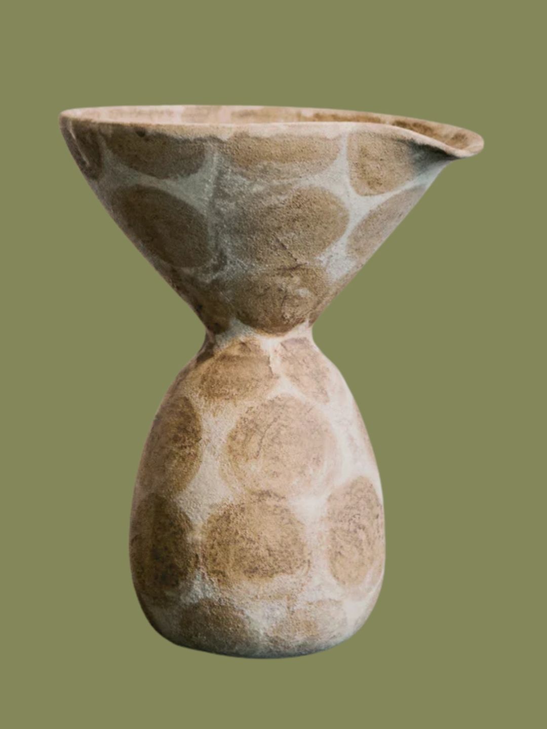 Linnan Ye, Linnan Ye Hand Thrown Sculptural Vase | Stone/multi