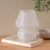 White Mushroom Portable Battery Table Lamp | £13.00 at George Home