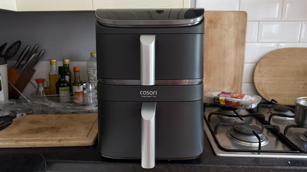 Cosori Turbo Tower 10.8L air fryer review: twin baskets and a stacked design hit the spot