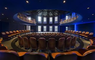 SODA Architects’ Boulevard Theatre with chairs and large windows