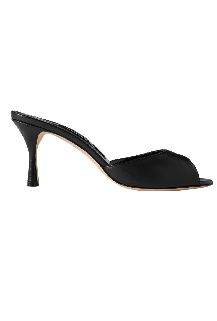 MANOLO BLAHNIK, Jada 70 Leather Mules