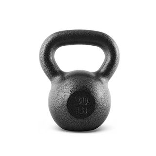 Cap Barbell Black Cast Iron Kettlebell | 30 Pounds