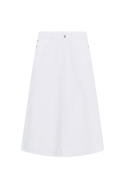 ZARA, Z1975 Layered Denim Midi Skirt