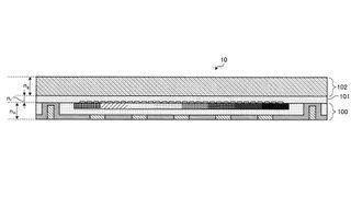 Diagram showing curved lens technology