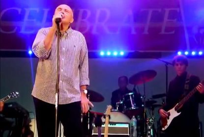 Phil Collins came out of retirement to sing some old hits with a middle school band