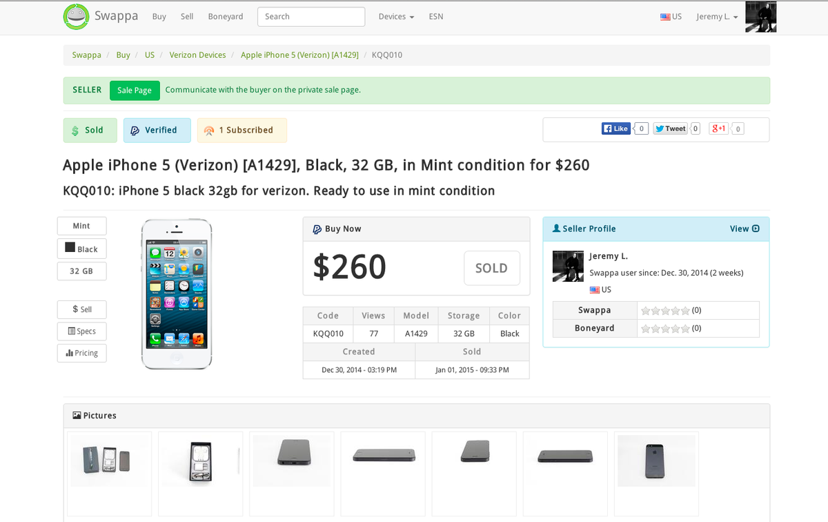 Review Why I Used Swappa to Sell My iPhone Tom's Guide Tom's Guide