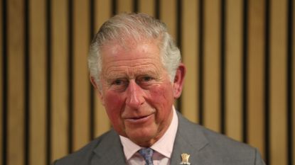 Prince Charles, Prince of Wales gives a speech during a visit to Kellogg College in Oxford to receive the Bynum Tudor Fellowship on March 5, 2020 in Oxford, England.