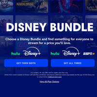 Disney Plus, ESPN Plus and Hulu bundle: $31.97$16.99 at Disney