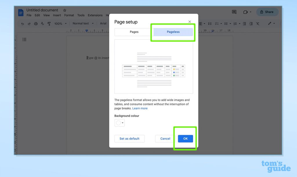 How to use Pageless view in Google Docs | Tom's Guide