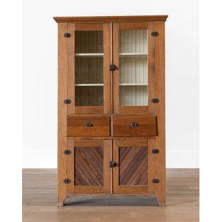 mcgee and co vintage wooden hutch