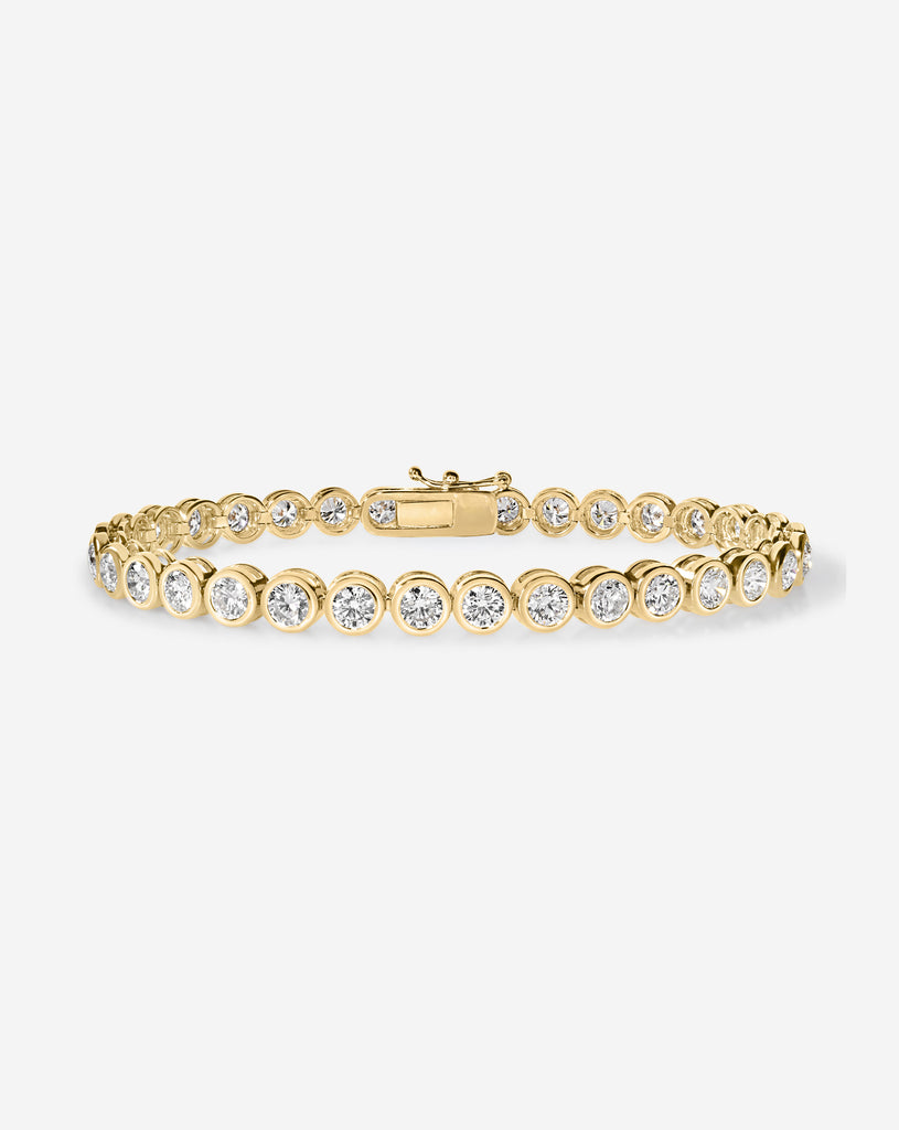Bezel Diamond Tennis Bracelet - 14k Yellow Gold / Xs/s (6.5") / 1.5 Carat