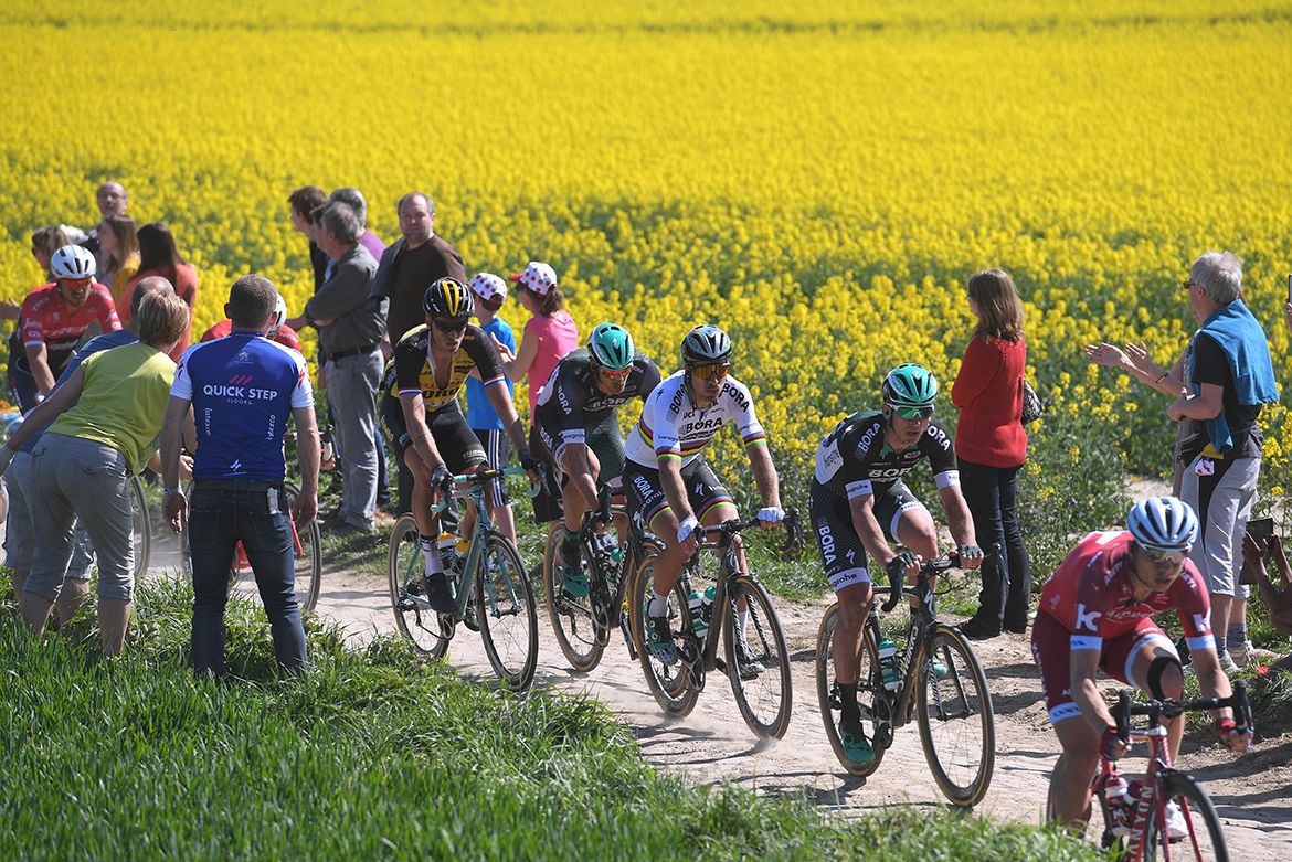 The heavyweights riding together at Paris-Roubaix