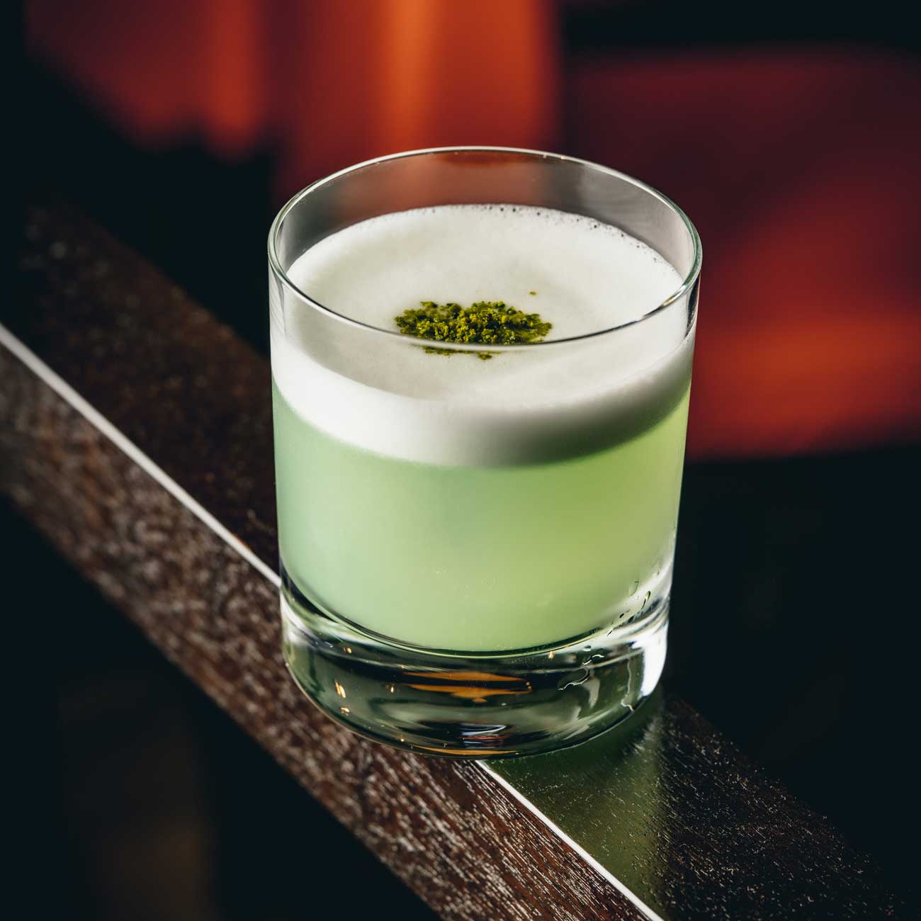 Silk Road Margarita cocktail on a bar