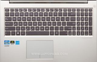 ASUS Zenbook UX51Vz-DH71 Keyboard and Touchpad