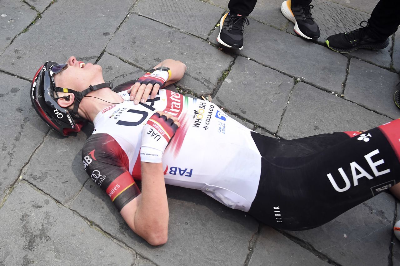 Strade Bianche 2022 16th Edition Siena Siena 184 km 05032022 Tadej Pogacar SLO UAE Team Emirates photo POOLL Fabio FerrariSprintCyclingAgency2022