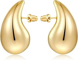 HESSAWELL, Waterdrop Gold Earrings