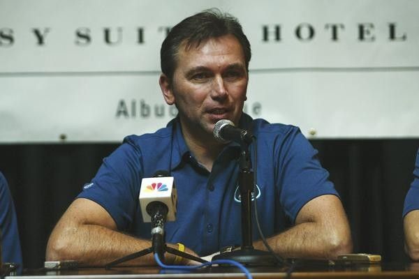 Team Manager Johan Bruyneel during the Astana presentation