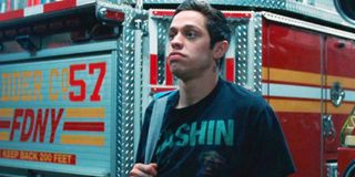 The King of Staten Island Pete Davidson in the firehouse