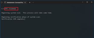Windows 10 installation repair with SFC