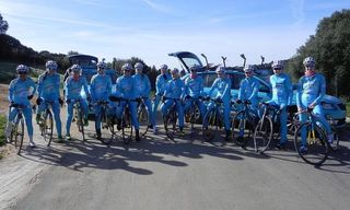 Astana Women's Team training in Sardinia