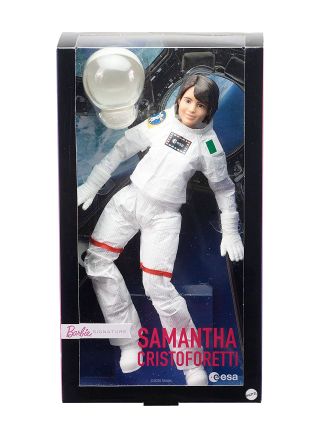 Part of the proceeds from the sale of the Barbie Signature Role Model Samantha Cristoforetti doll support a bursary encouraging the next generation of scientists and explorers.