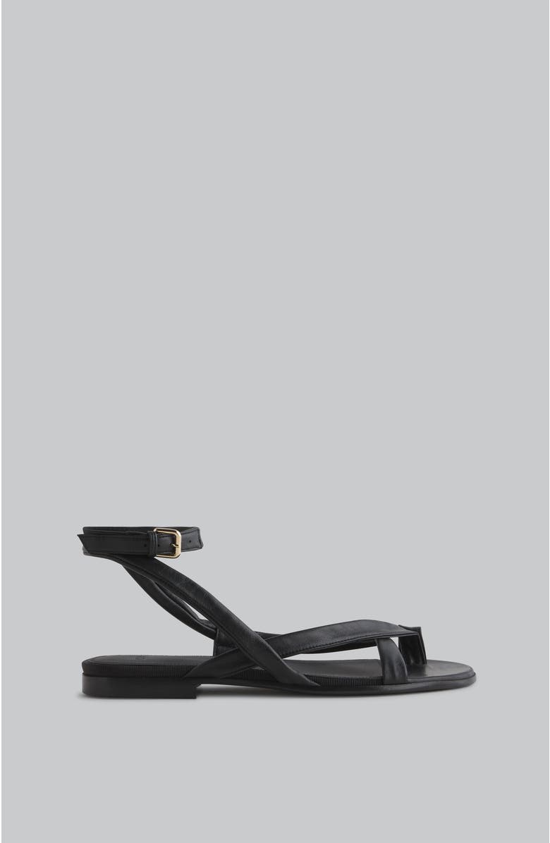 Asymmetric Toe Ring Gladiator Sandal